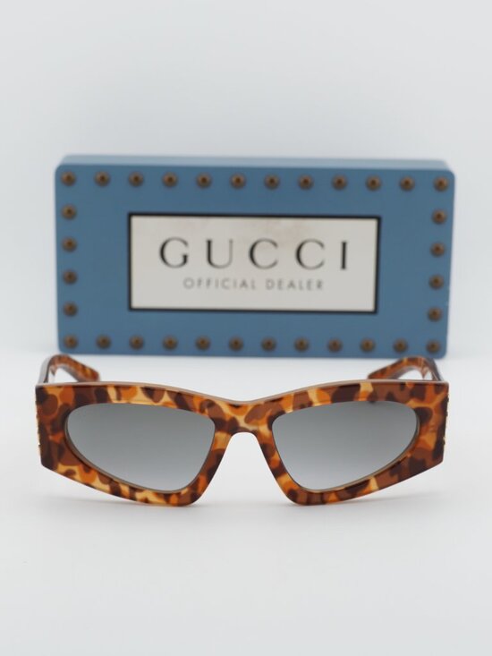 Gucci GG2040S 004 Cat Eye Sunglasses – Havana / Grey Gradient main image 2